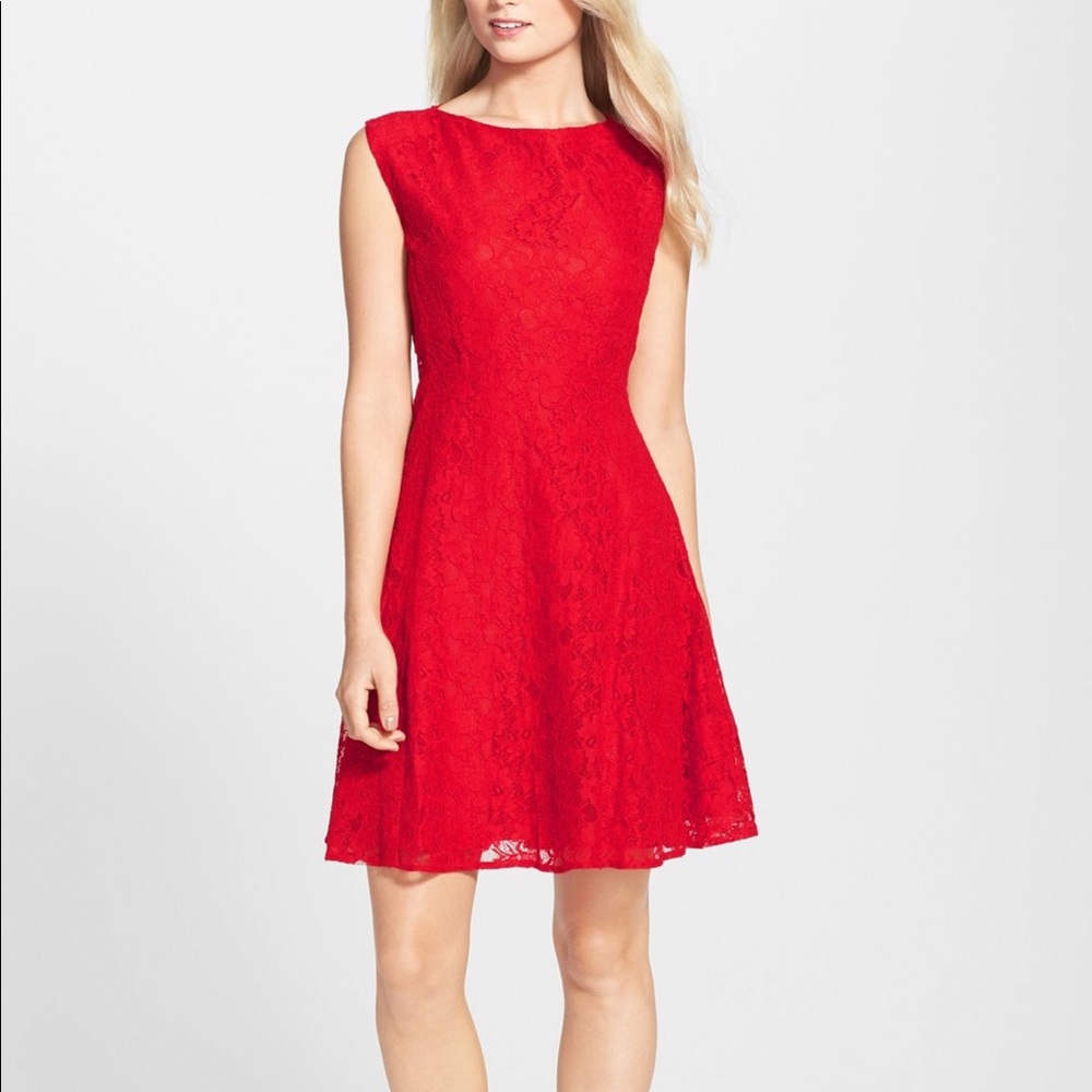 EUC French Connection Lizzy Lace Dress